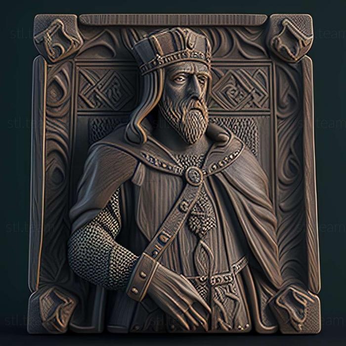 3D model King Arthur The Saxons game (STL)